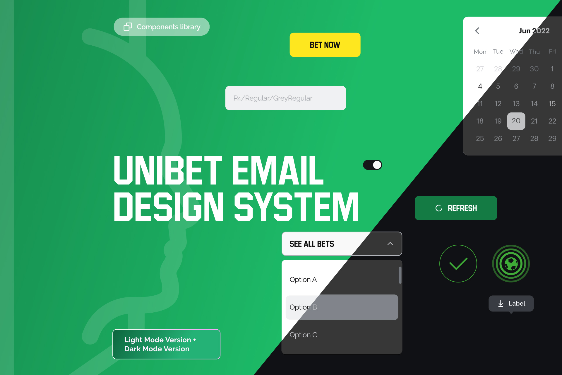 Email Design System visual