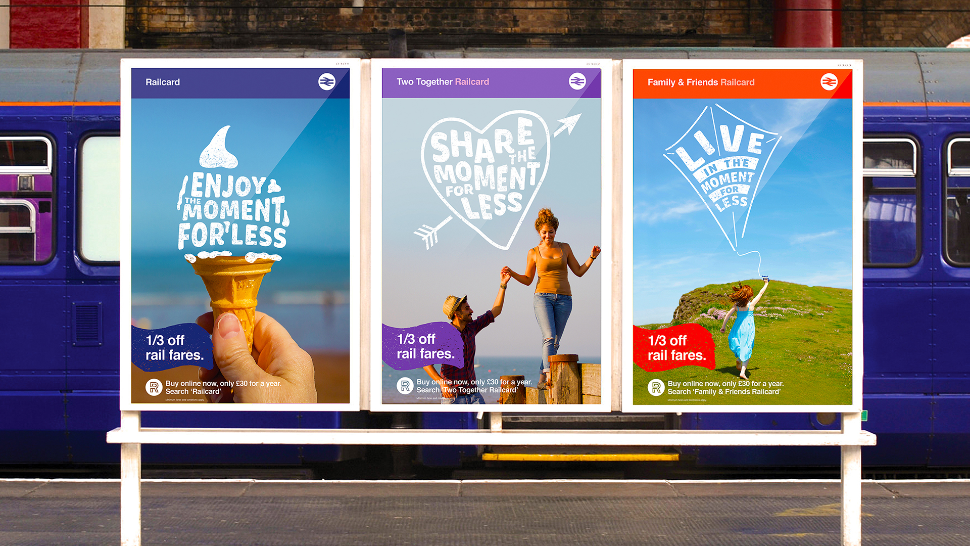 Railcard Summer Campaign key visual