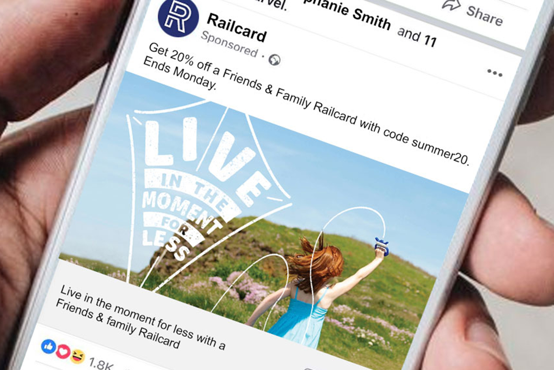 Railcard Summer Campaign visual