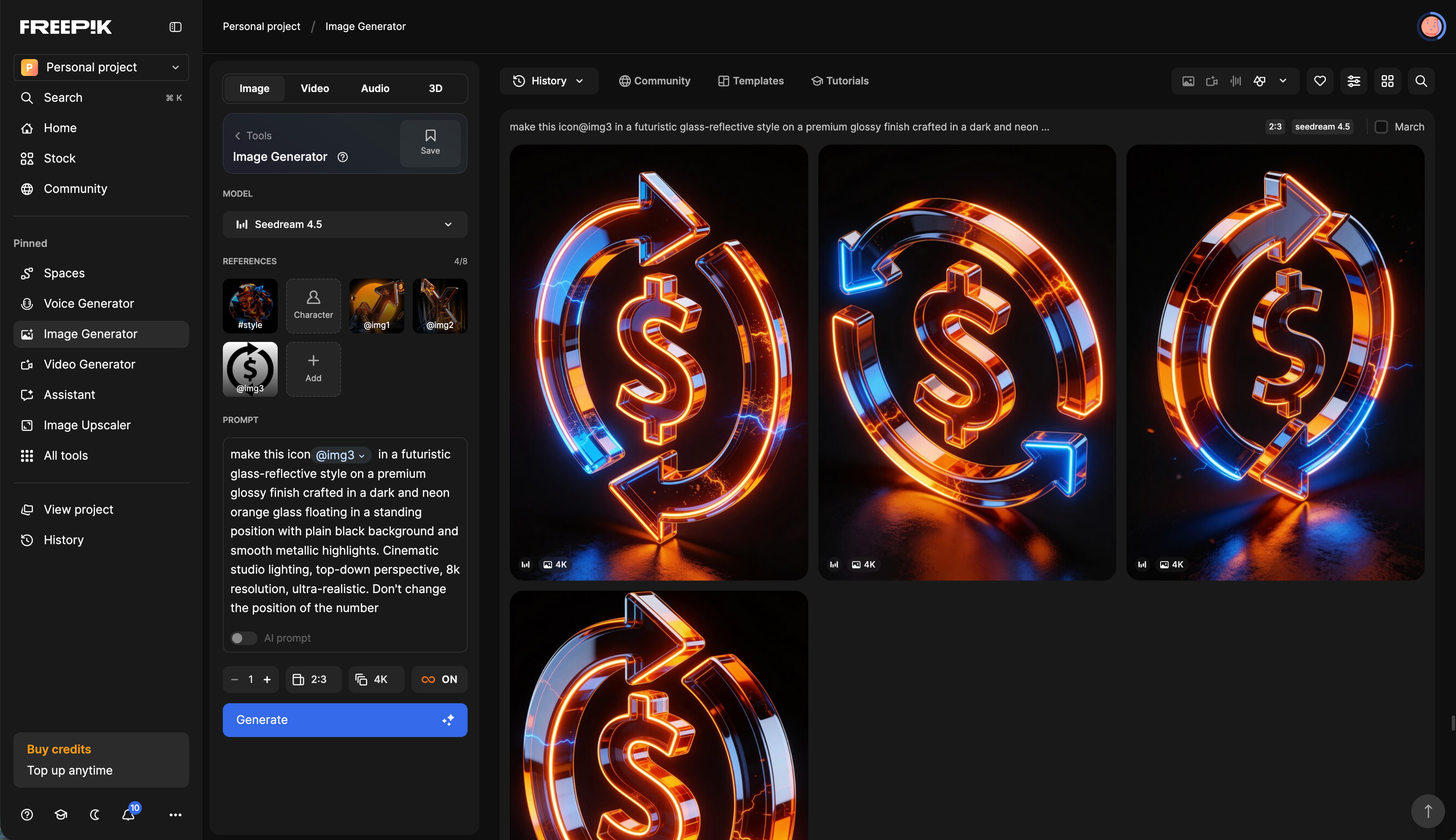 Creative AI Workflow visual